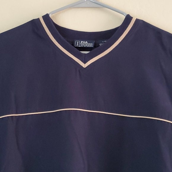 GUC PGA Tour Men's Navy V-Neck Pullover Vest - Picture 6 of 8